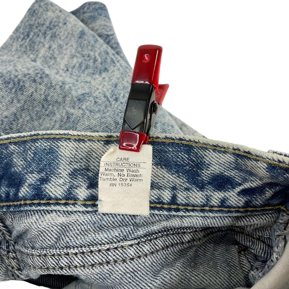 Vintage Y2k Essentials Sport Jeans Womens Sz 10 Acid Wash Skinny High Rise Denim - Picture 7 of 11